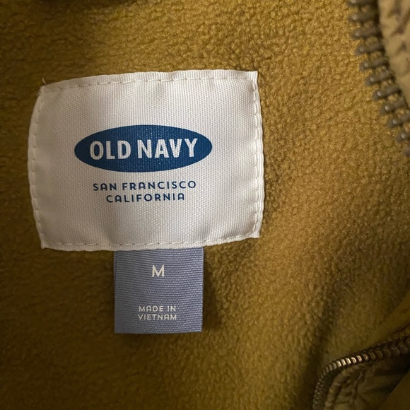 Old Navy olive green puffer vest - Picture 2 of 5